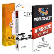 Kondomotheke® B3 XXL Mix A - 3 Sorten große Kondome (32 Kondome) 32 St
