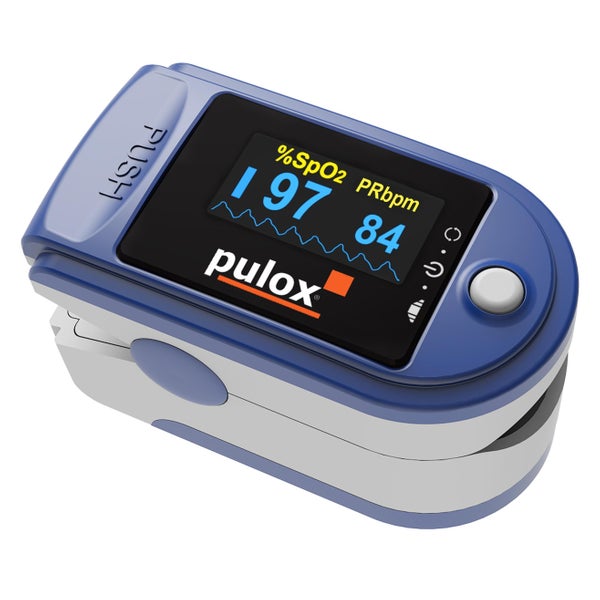 pulox - PO-200A Set - Finger-Pulsoximeter - Blau 1 St
