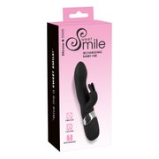 Sweet Smile - Samtiger Rabbitvibrator mit flexiblen Öhrchen 1 St