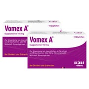Produktabbildung: VOMEX A 150MG 2X10 St