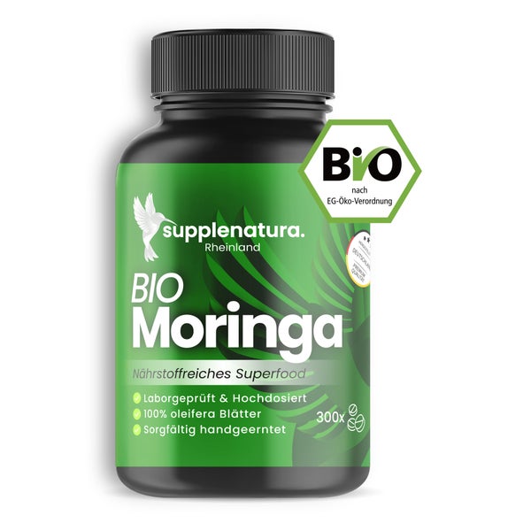 supplenatura® - BIO Moringa Tabletten - 300 St. - 3000mg 300 St