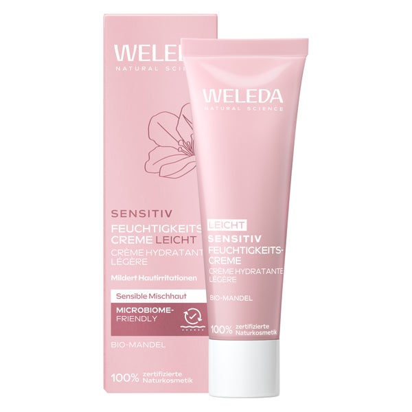 Weleda Sensitiv Feuchtigkeitscreme Leicht Mandel 30 ml