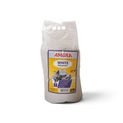 AMORA Katzenstreu White Compact mit Babypuder 7,2 l