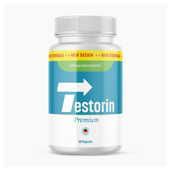 Testorin Premium Kapseln mit L-Arginin, Maca & Zink 60 St