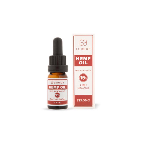 Hanföl-Tropfen 4500 mg CBD (15%) Minze & Schokolade, 30 ml Flasche 250 ml