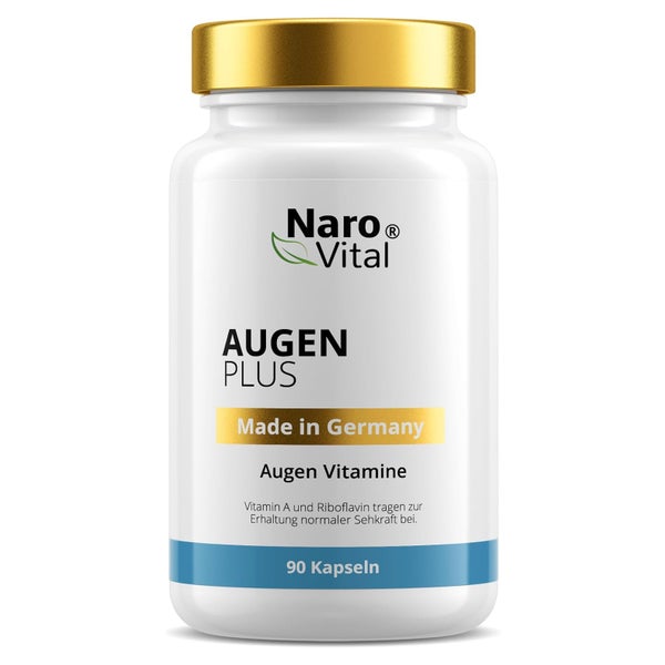 NAROVITAL® Augen Vitamine | Lutein 50mg & Zeaxanthin 90 St 90 St