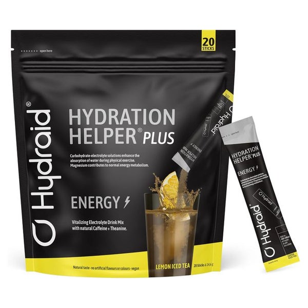 Hydraid PLUS ENERGY Lemon Iced Tea Elektrolyt Pulver Sticks 20 St