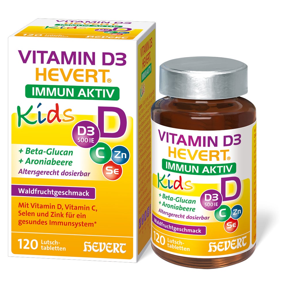 Vitamin D3 Hevert Immun Aktiv Kids 120 St