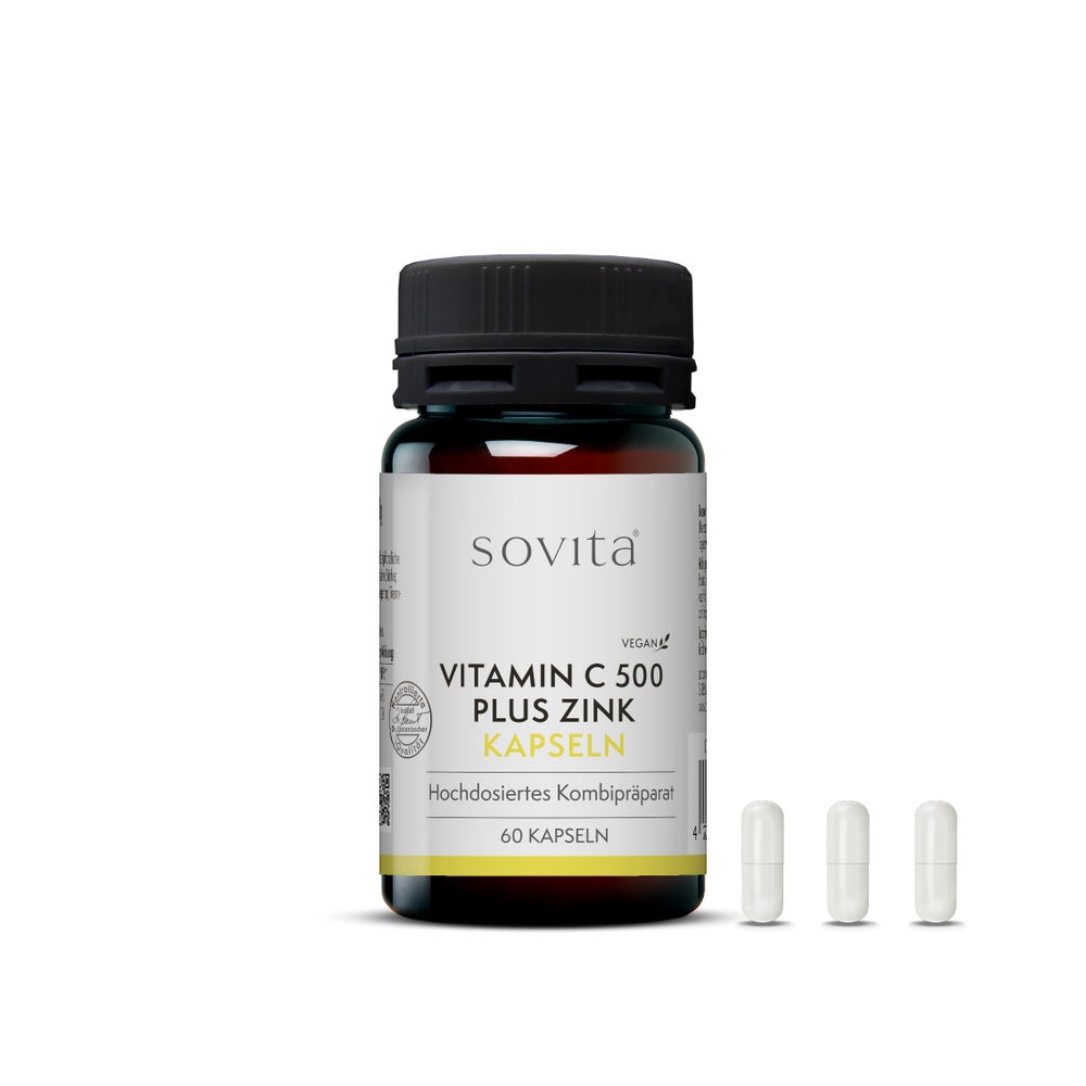 Sovita Vitamin C 500 Plus Zink Kapseln 60 St