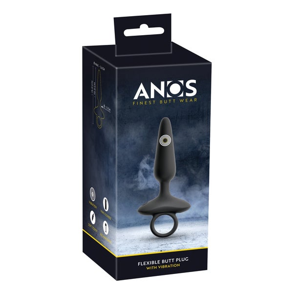 ANOS - Vibro-Analplug für Einsteiger*innen mit flexiblem Design 1 St