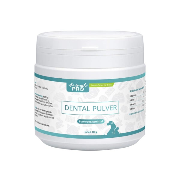 Animal Pro | DENTAL PULVER gegen Mundgeruch & Zahnstein 100 g