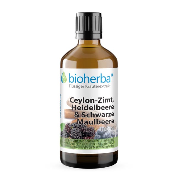 Ceylon-zimt Heidelbeere & Schw.maulbeere Tropfen 100 ml