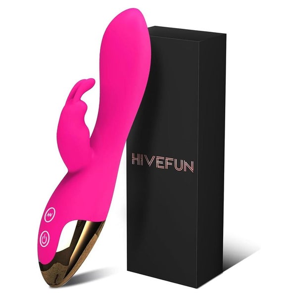HIVEFUN Diloschwanz G Punkt Vibrator rosarot 1 St
