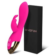 HIVEFUN Diloschwanz G Punkt Vibrator rosarot 1 St