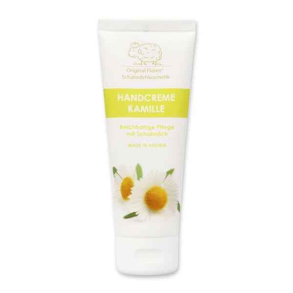 Florex Handcreme Kamille mit Bio Schafmilch ohne Palmöl 75 ml
