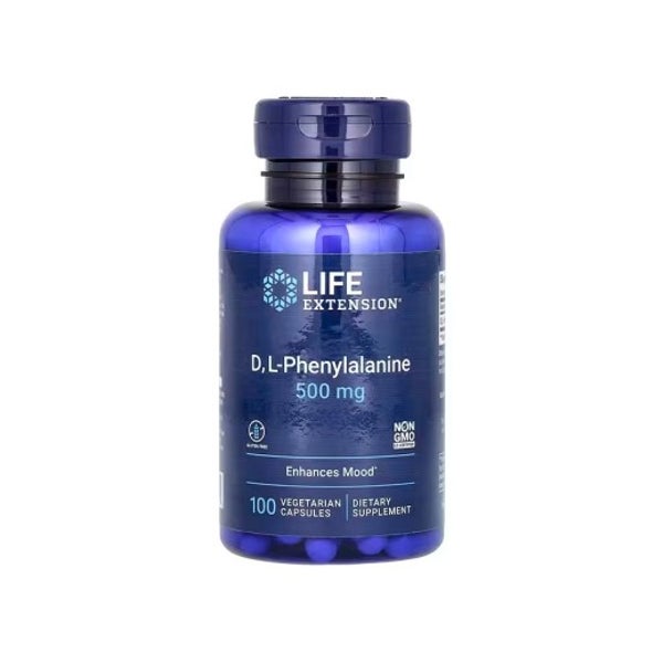 D, L-Phenylalanin 500 mg, vegetarische Kapseln 100 St
