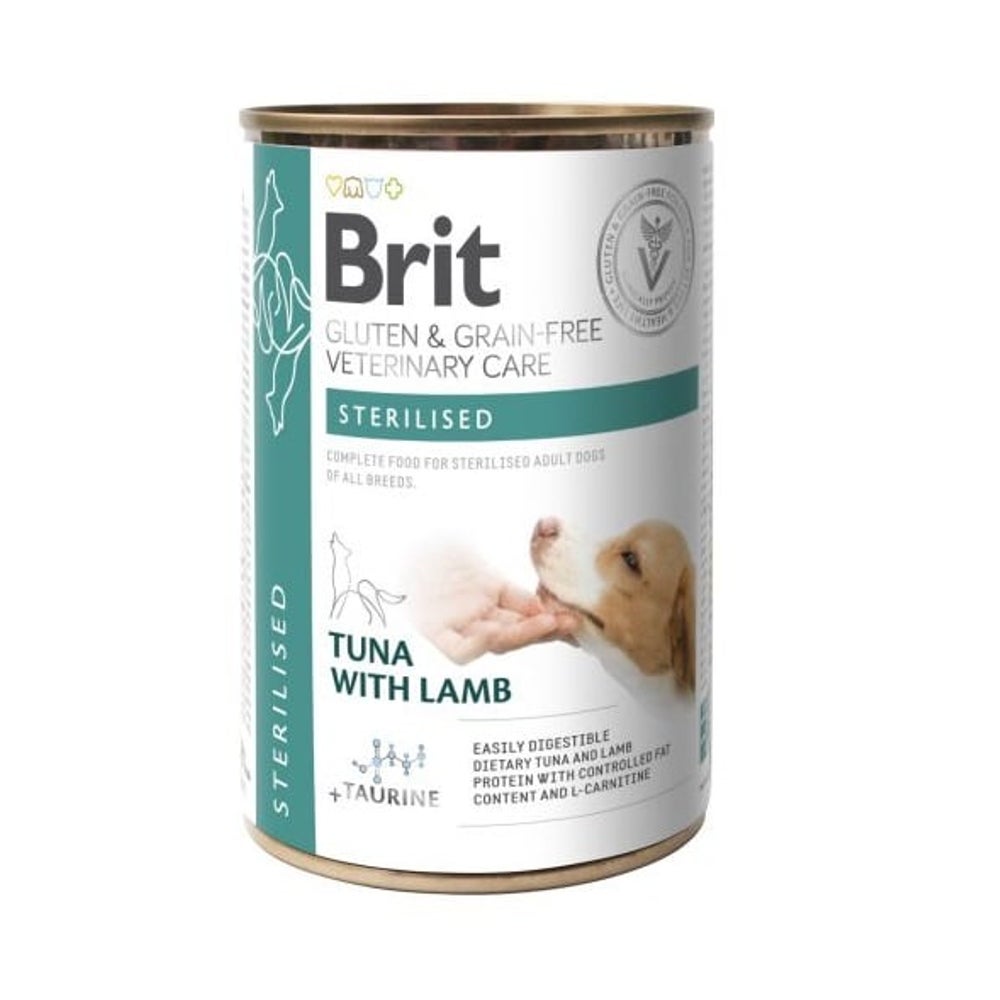 BRIT Grain Free Veterinary Care Sterilised tuna mit lamm 0,4 kg