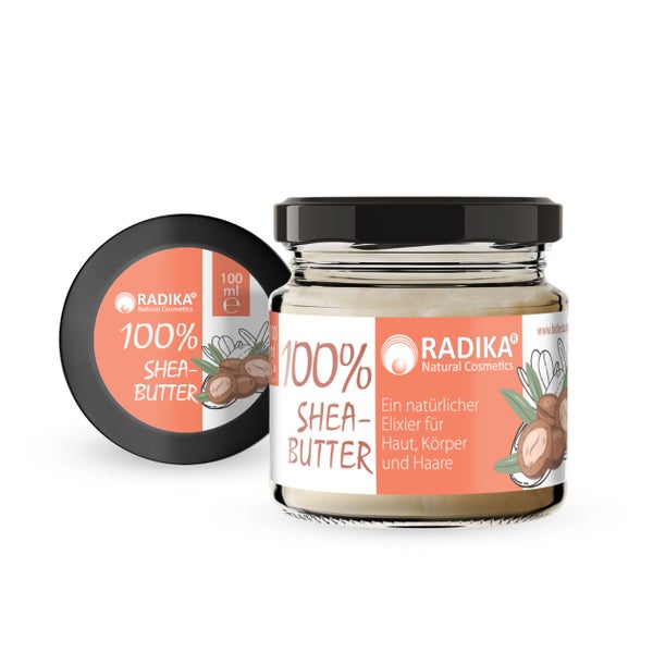Bioherba 100% Sheabutter für Haut  Körper und Haare 100 ml