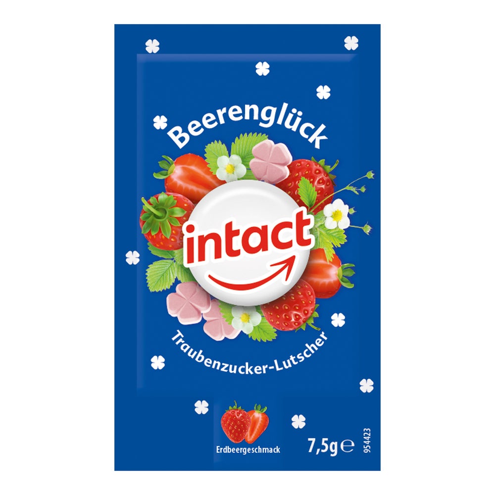 Intact Traubenzucker Lutscher Beerenglück 75 g