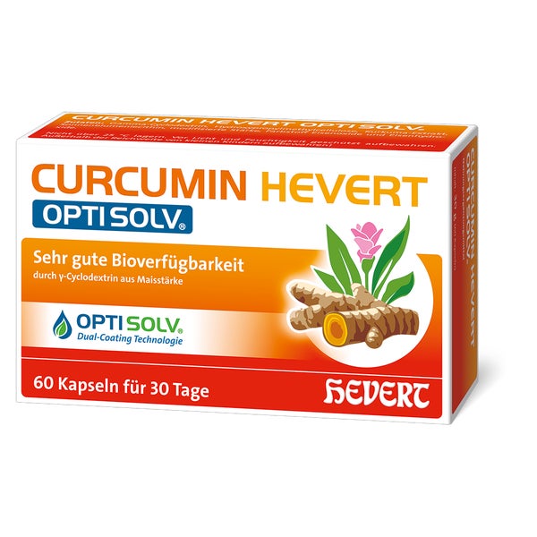 Curcumin Hevert Optisolv Kapseln 60 St