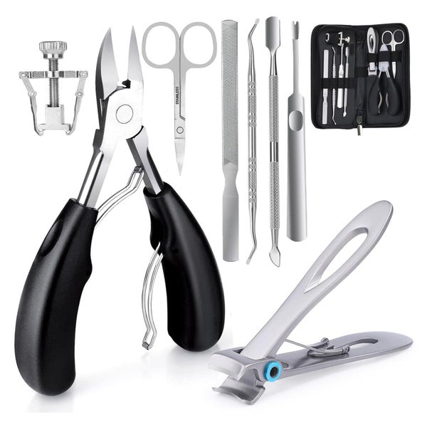 Professionelles Fußnagelknipser Set für dicke Nägel, Edelsta 1 St