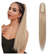 Pferdeschwanz Haarteil Klammer 40cm-105g 18P613 Ascheblond b 1 St