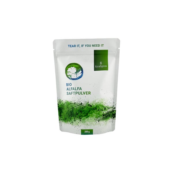 Kraftgras Bio Alfalfa Saftpulver 200 g