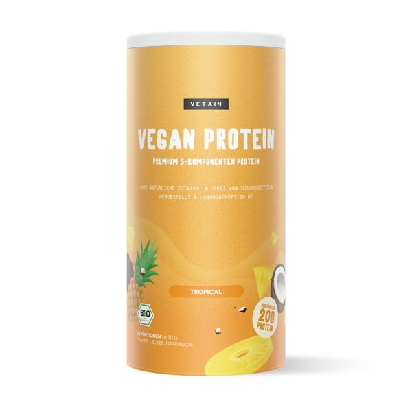 Vetain Bio Vegan Protein Tropical 20 St