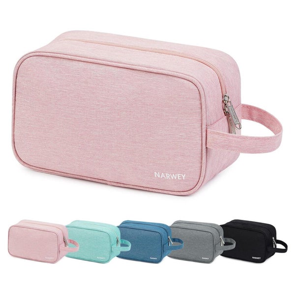 Kosmetiktasche Damen wasserdicht Kulturbeutel Organizer rosa 1 St