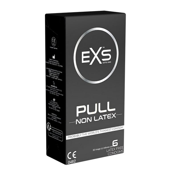 «Pull» Non Latex – 6 Latexfreie, Ultradünne Kondome, vegan (6 Kondome) 6 St