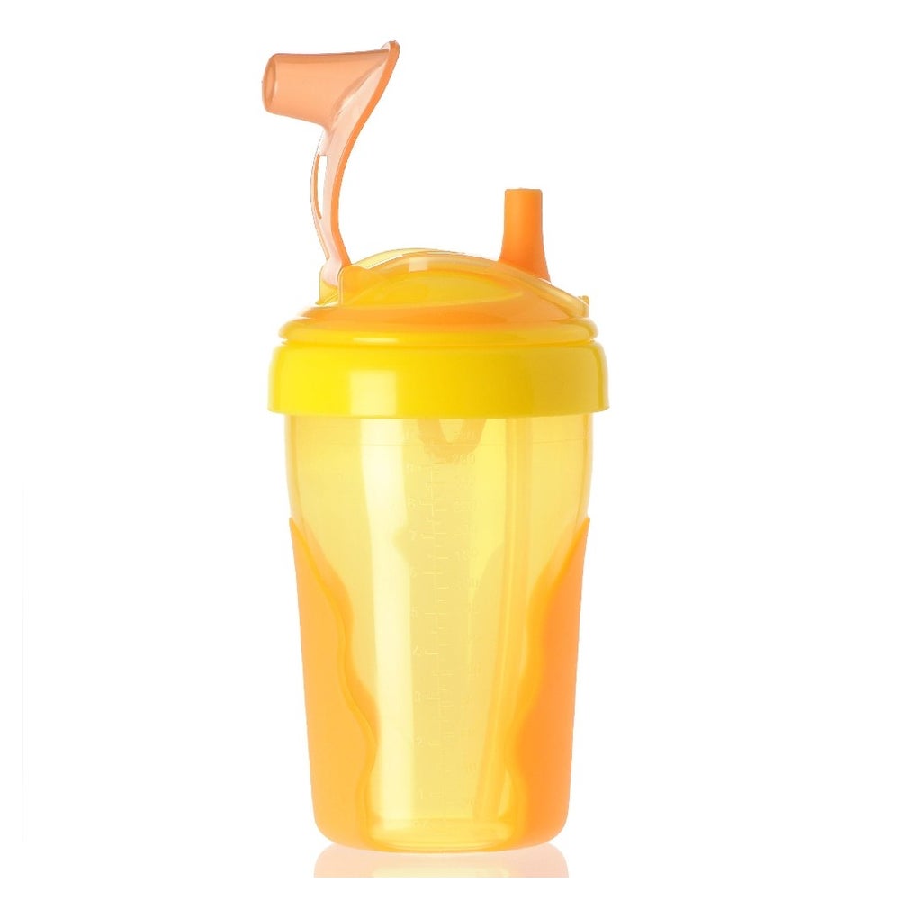Kinder Strohhalmbecher mit Deckel - 300ml - auslaufsicher 1 St