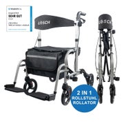 Lösch Reha Rollator & Rollstuhl Twin 2in1