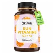 Produktabbildung: Vitamin D3 K2 Omega 3 Kapseln hochdosiert, 5000 IE Depot 180 St