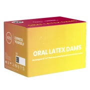 Latex Oral Dams – naturfarben, geruchsneutral (100 Tücher) 100 St