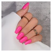 Künstliche Nägel Press On Soft Gel Sarg Neon Pink Set 24 Hei 1 St
