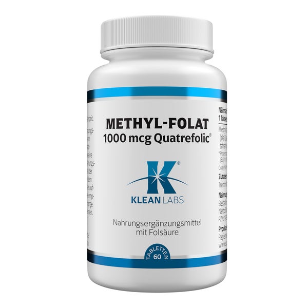 Methyl Folat 1000 µg Klean Labs Tabletten 60 St