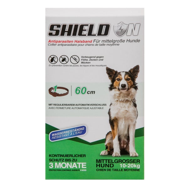 ShieldOn Antiparasitenhalsband für mittelgroße Hunde 1 St