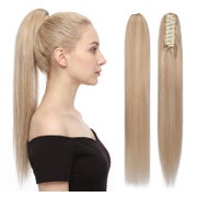Pferdeschwanz Extensions 40cm #18 613 Aschblond＆Gebleichtes 1 St
