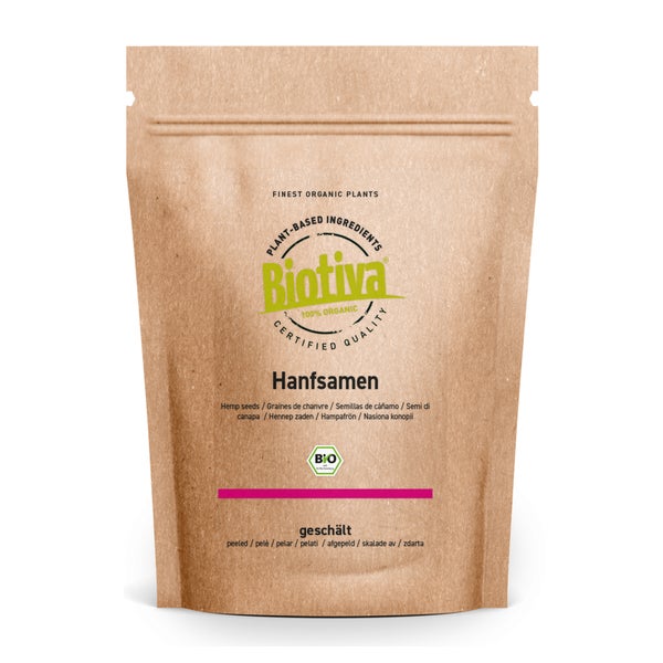 Biotiva Hanfsamen geschält Bio 1000 g