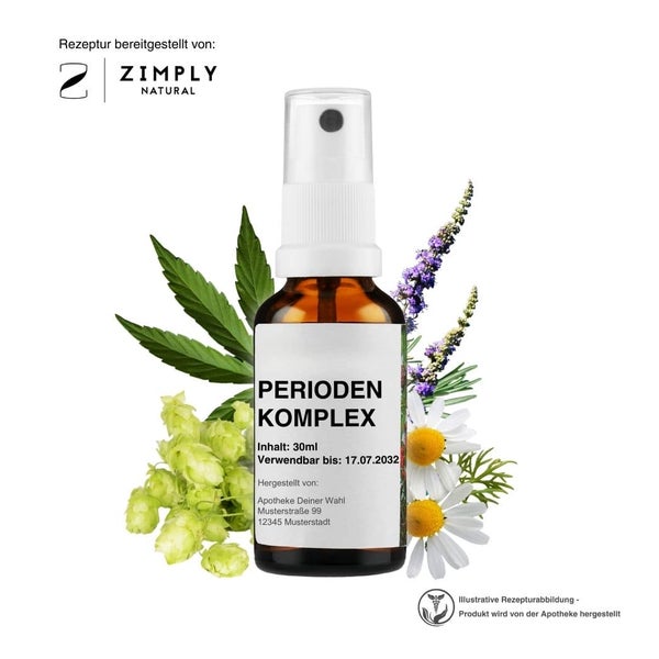 Zimply Natural PERIODEN KOMPLEX - Pflanzbasierte Rezeptur 30 ml