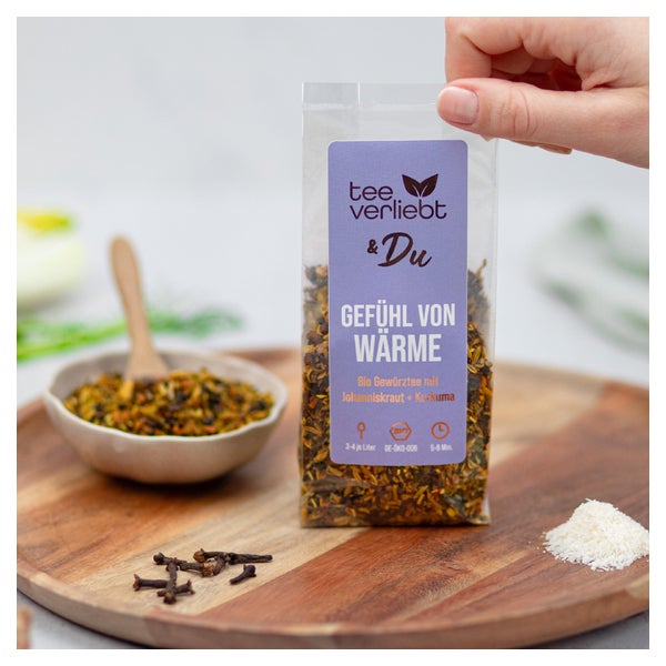 teeverliebt & Du - Gefühl von Wärme Bio loser Gewürztee | 110g 110 g
