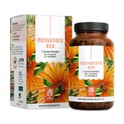 Produktabbildung: L-Tyrosin Komplex mit L-Tryptophan & L-Phenylalanin - MOTIVATIONSKICK - 90 vegane Kapseln - NATURTREU® 90 St