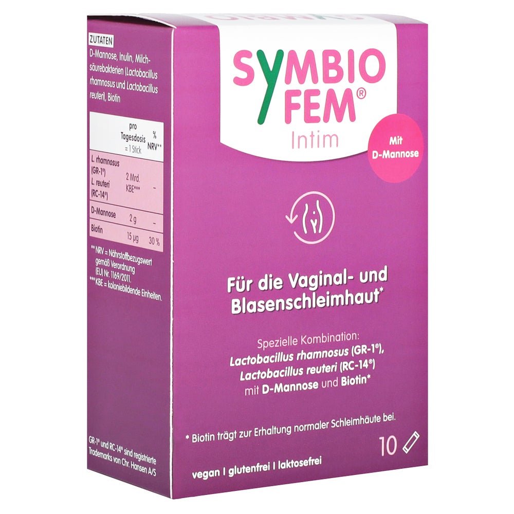 SYMBIOFEM Intim Milchsäurebakterien 10 St
