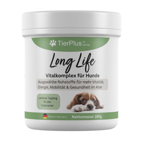 TierPlus® Long Life Vitalkomplex-Pulver für Hunde 180 g
