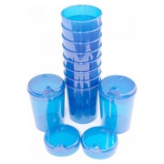 Medi-Inn Schnabelbecher Set 10 Unterteile + 20 Deckel 250 ml blau 1 St