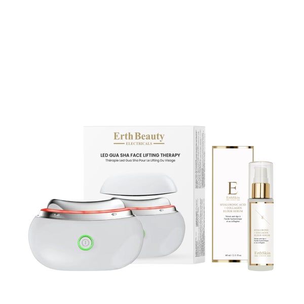 LED-Gua-Sha-Gesichtslifting-Therapie + Hyaluronsäure- und Kollagen-Serum – 60 ml 150 g