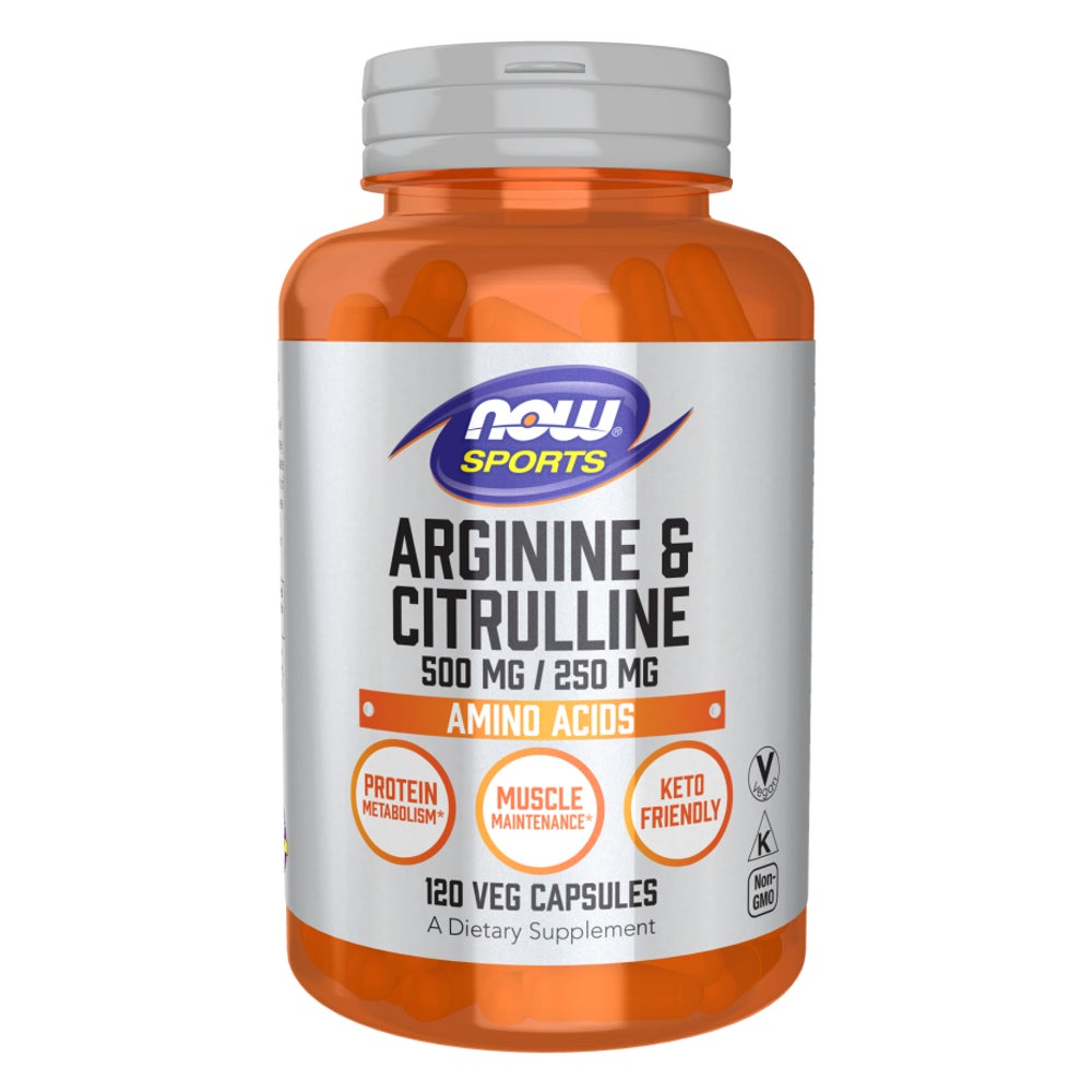 Arginin 500 mg & Citrullin 250 mg Aminosäuren, 120 Kapseln 120 St