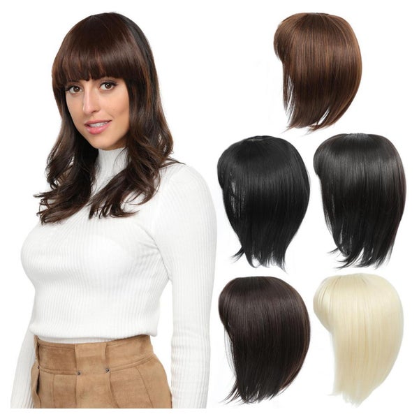 Hair Topper Toupet Pony dünnes Haar 30 CM Mittelbraun 1 St