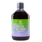 BitterLiebe Probiotika Kulturen Komplex mit Bitterstoffen - flüssige Darmbakterien - magensaftresistentes Probiotika mit 20 Bakterienstämmen -hochdosiert über 15 Milliarden Bakterien 1x 500 ml