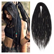 Dreadlocks Extensions 24 Inch 10 Strands Crochet Double-ende 1 St